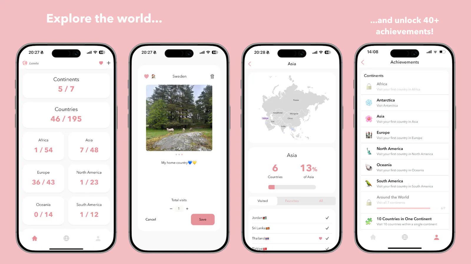 Landa – Travel Tracker screenshot 2