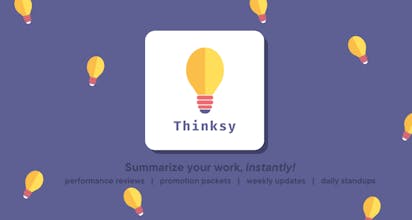 Thinksy app con una navigazione semplice ed intuitiva.
