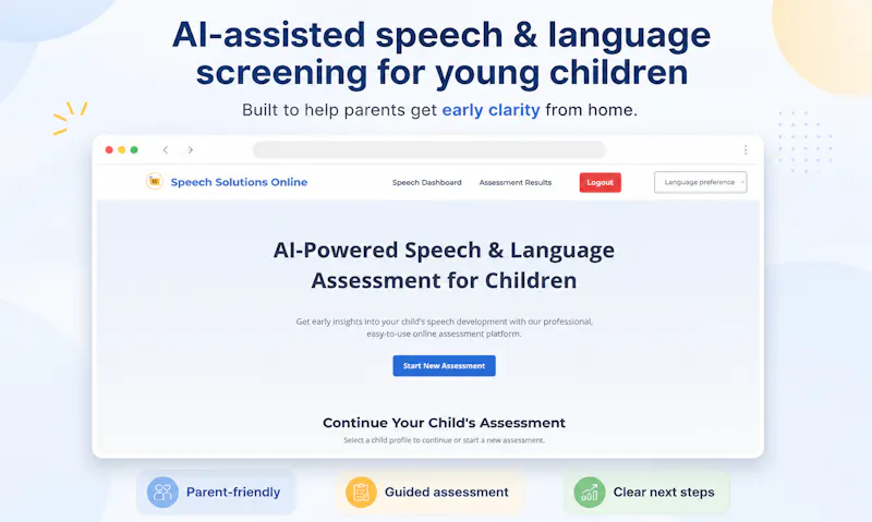 Speech Solutions Online screenshot 1
