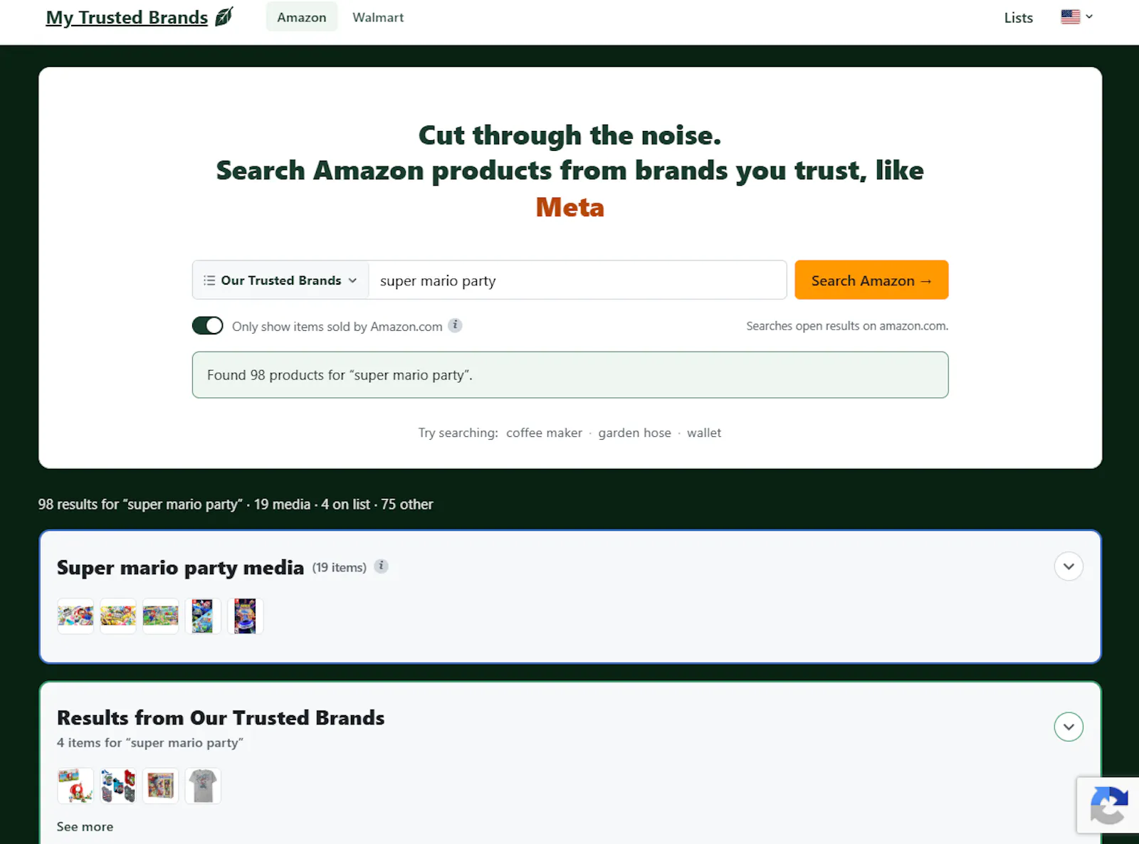 MyTrustedBrands.com screenshot 5