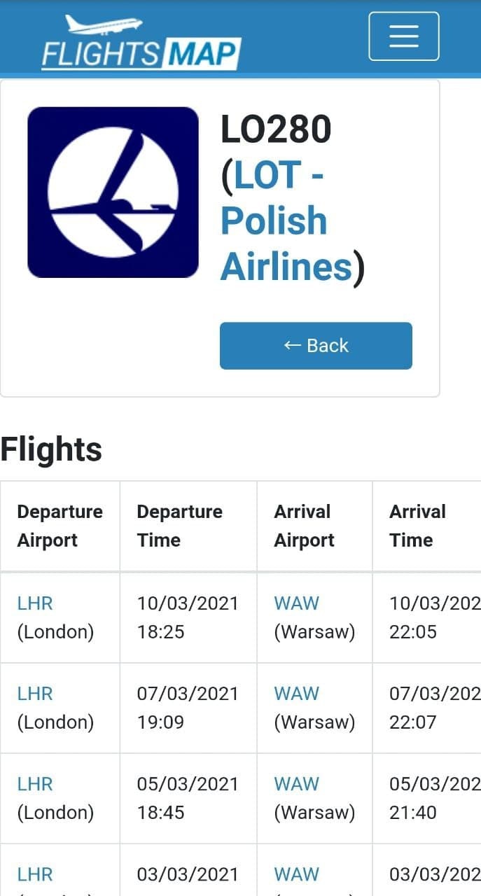 Flights Map gallery image