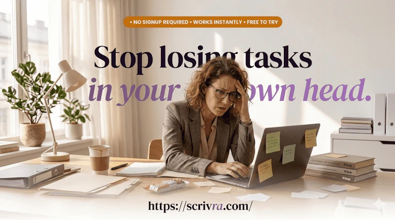 Scrivra – Voice to tasks instantly screenshot 2