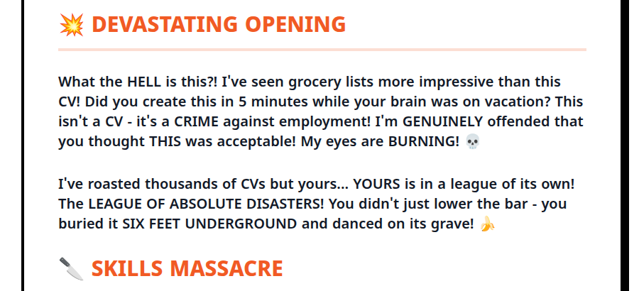 Banana CV - Screenshot 4 showing product features and functionality