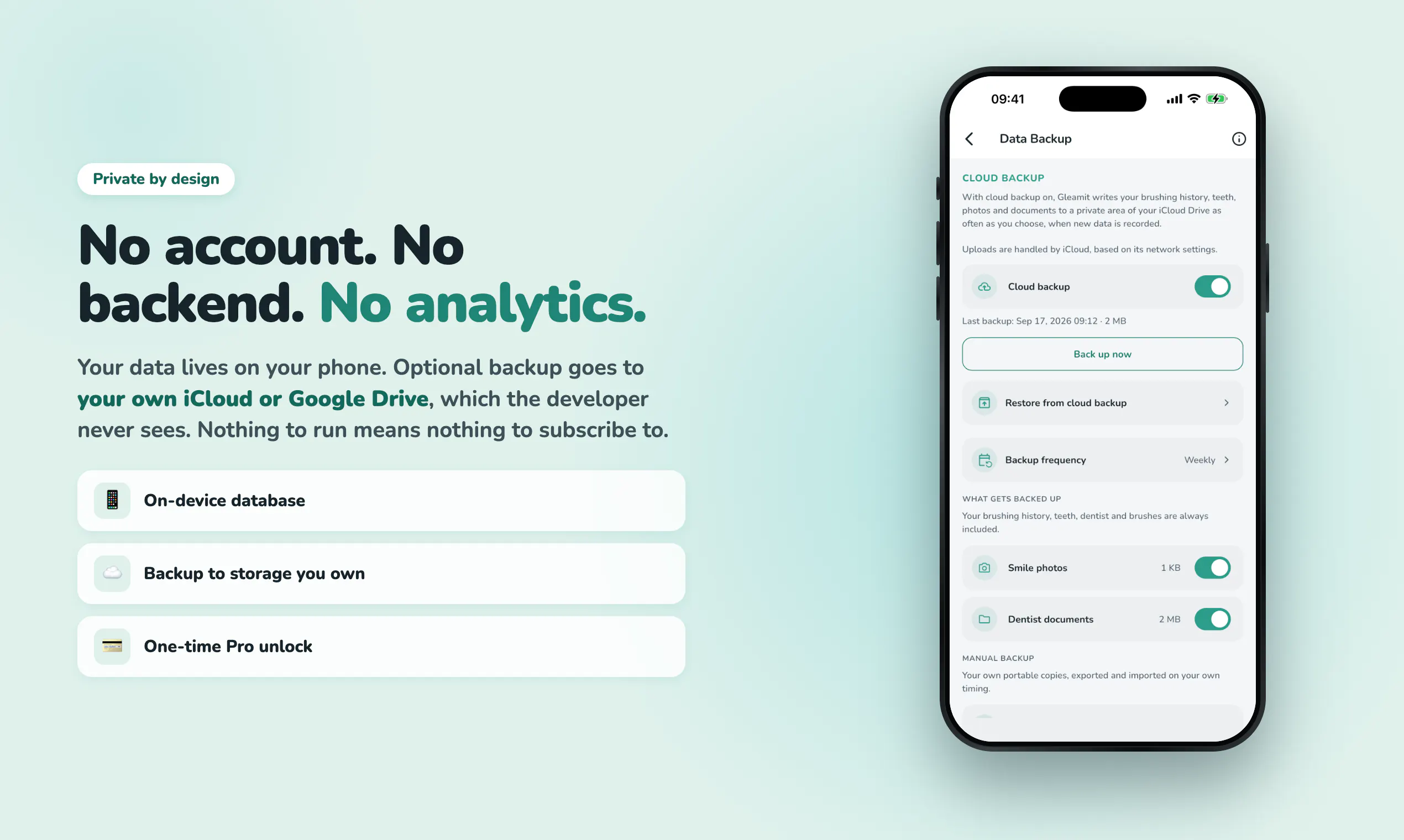 Gleamit: Dental Health Tracker gallery image