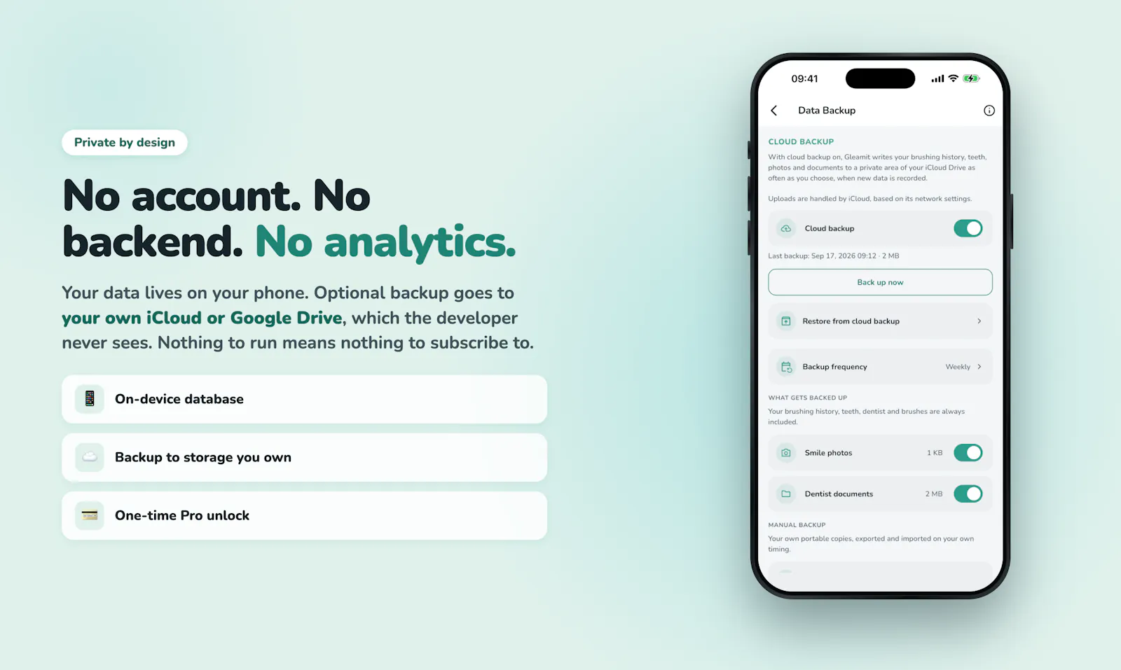 Gleamit: Dental Health Tracker screenshot 7
