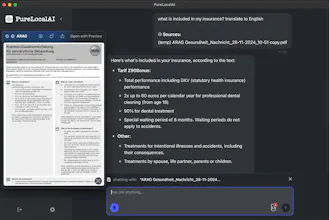 PureLocalAI – Private offline AI on Mac gallery image
