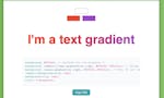 Simple text gradients generator image