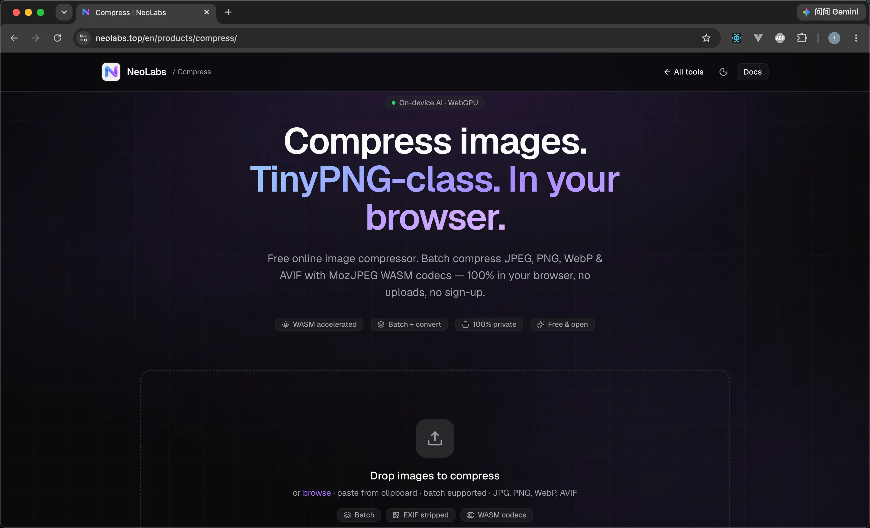 neolabs.top - All-in-one local AI tools gallery image
