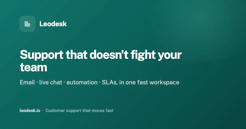 Leodesk screenshot 2