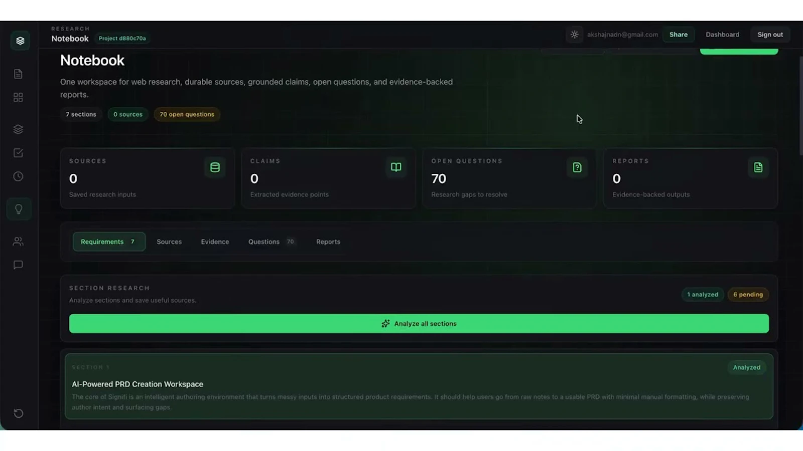 Signifi screenshot 1 (video preview)