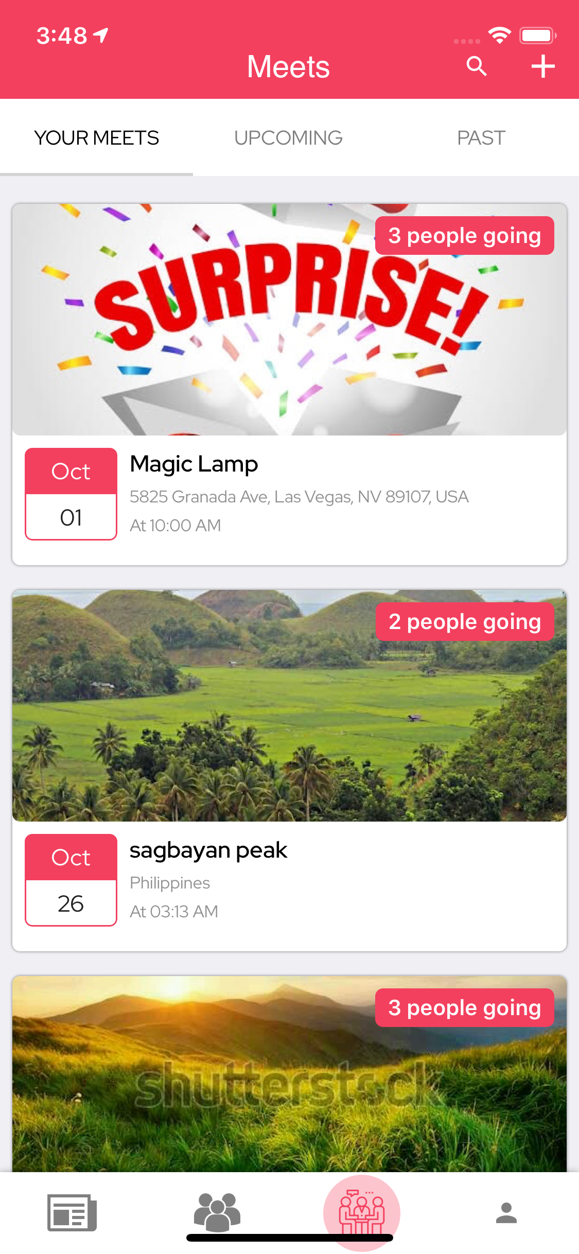 LetsMeet - iOS/Android App + Admin panel gallery image