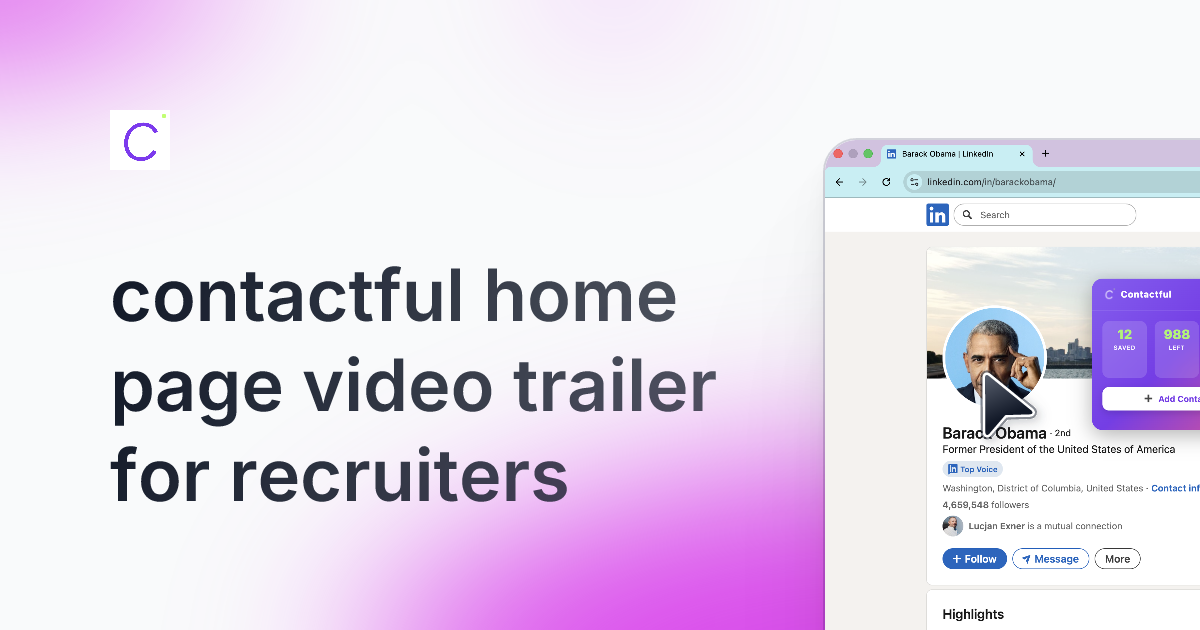 Contactful.app - Screenshot 5 showing product features and functionality
