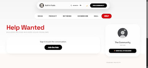 Built In Public gallery image