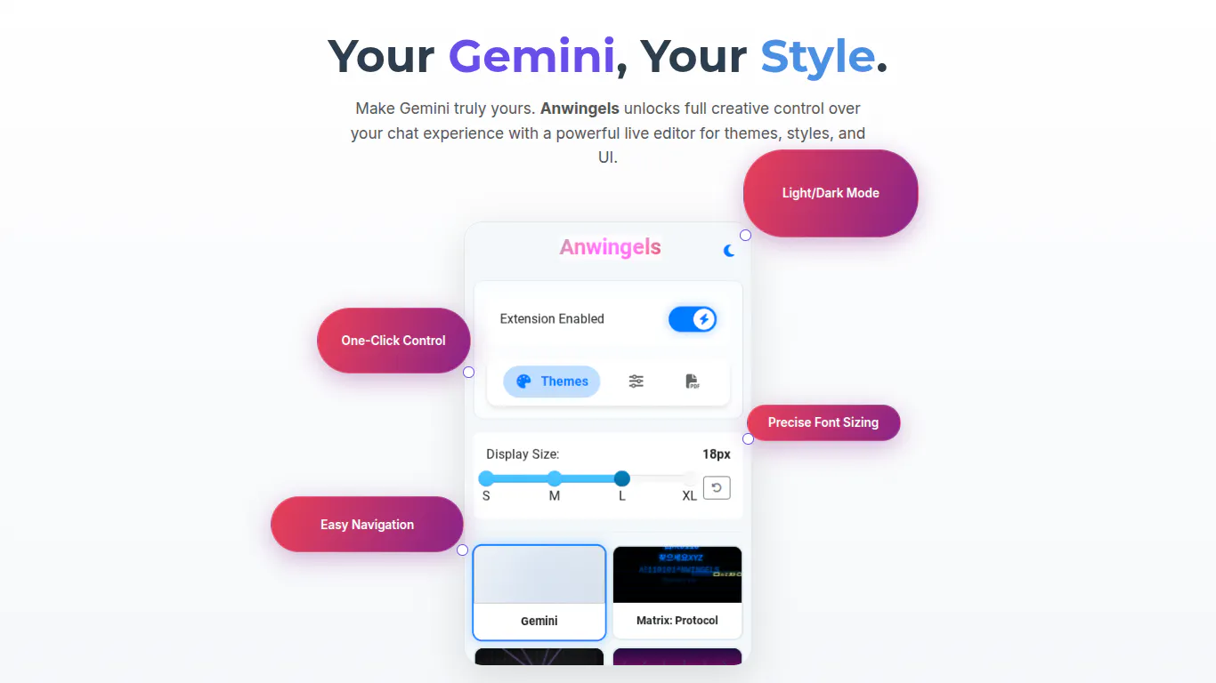 Premium Themes for Google Gemini 截图 5