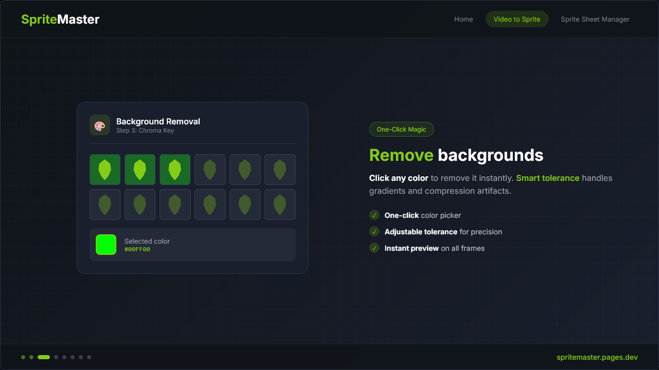 SpriteMaster - Screenshot 3 showing product features and functionality