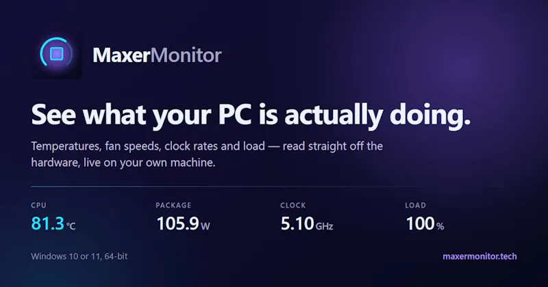 Maxer Monitor screenshot 2
