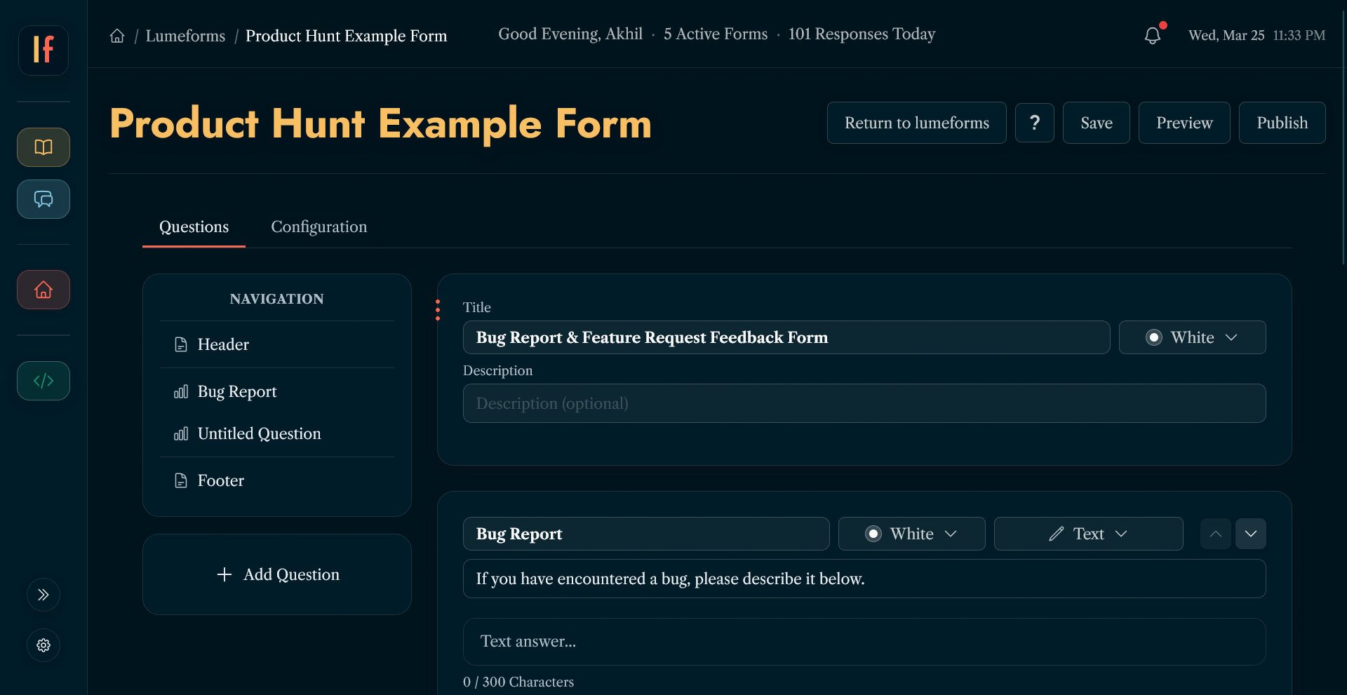 lumeforms gallery image