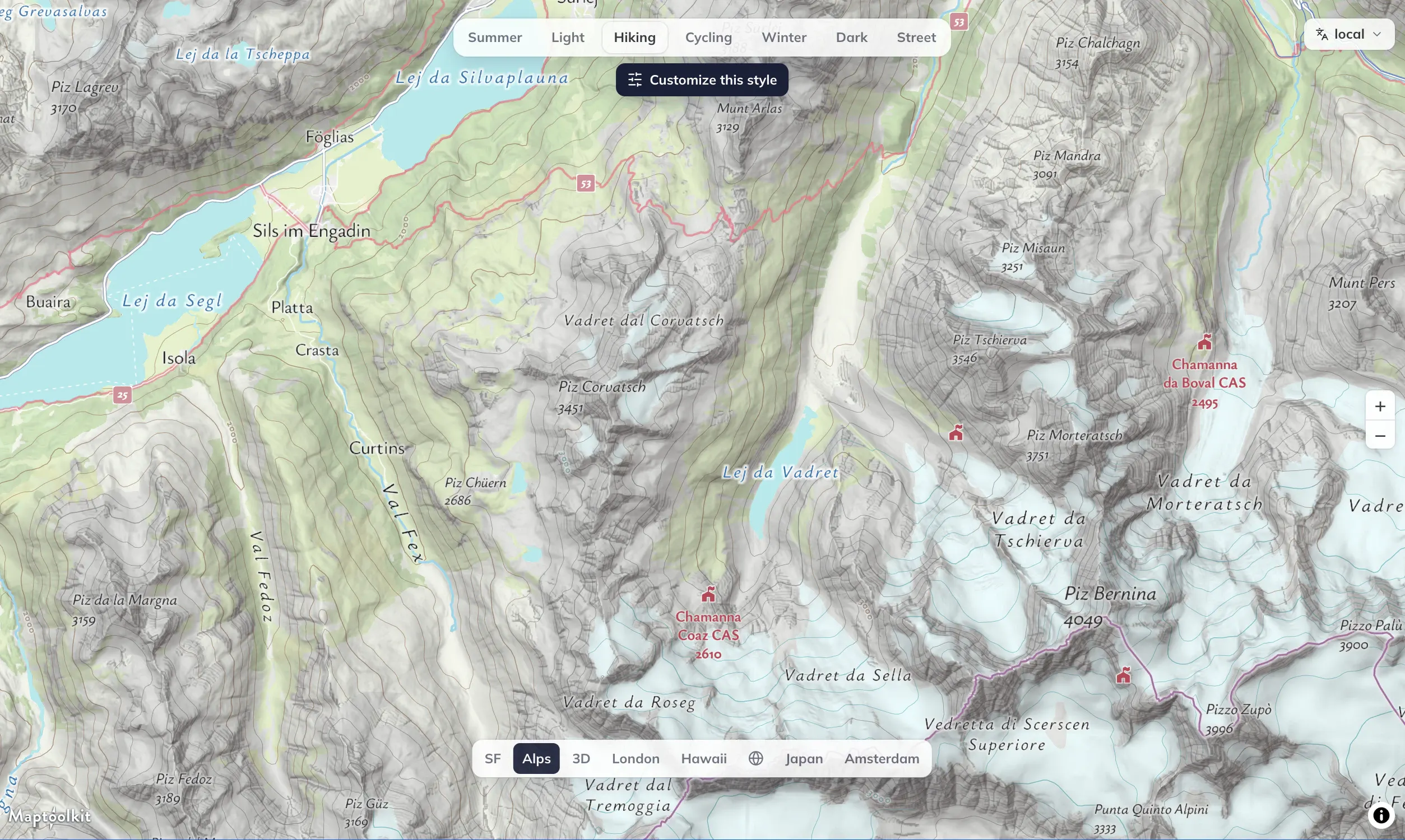 Maptoolkit.org - free vector map server screenshot 5