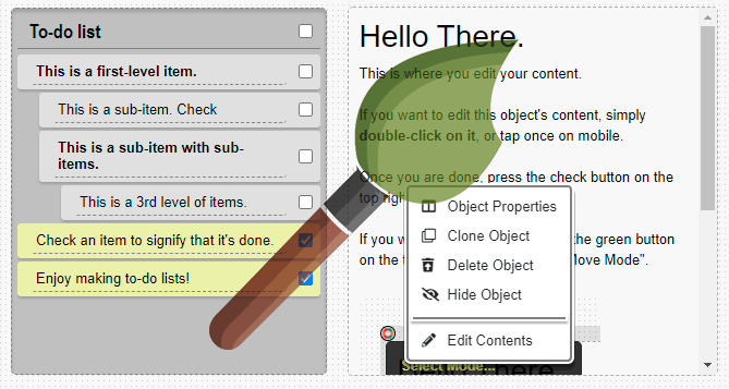 Note Canvas gallery image