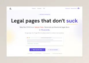 Lawli — Legal Pages, Minus the Pain gallery image