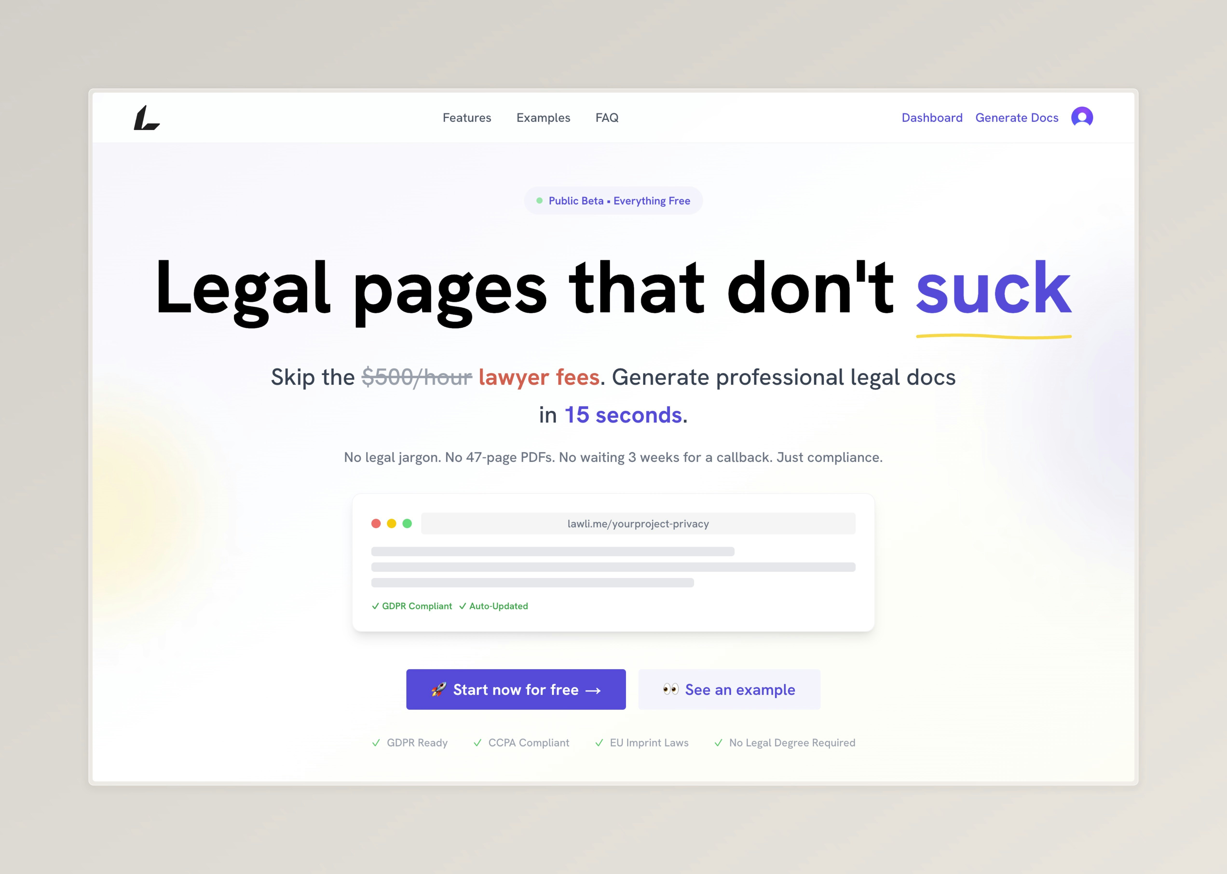 Lawli — Legal Pages, Minus the Pain media 1