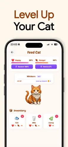Purrmodoro - Screenshot 3 showing product features and functionality
