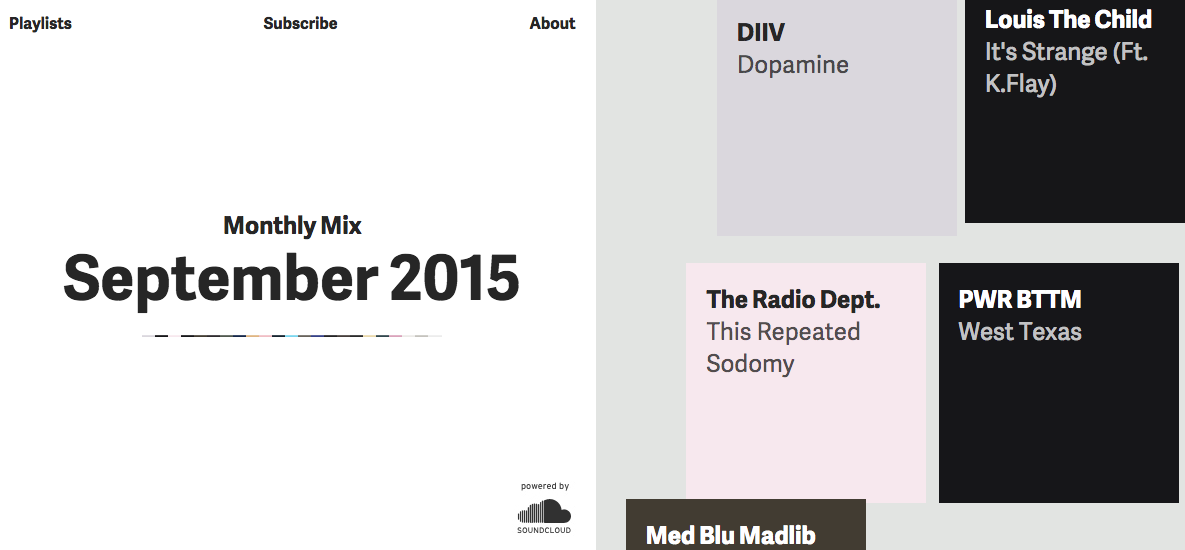 Monthly Mix gallery image