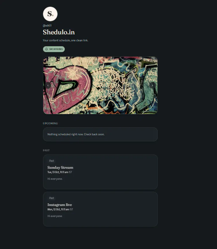 Shedulo gallery image
