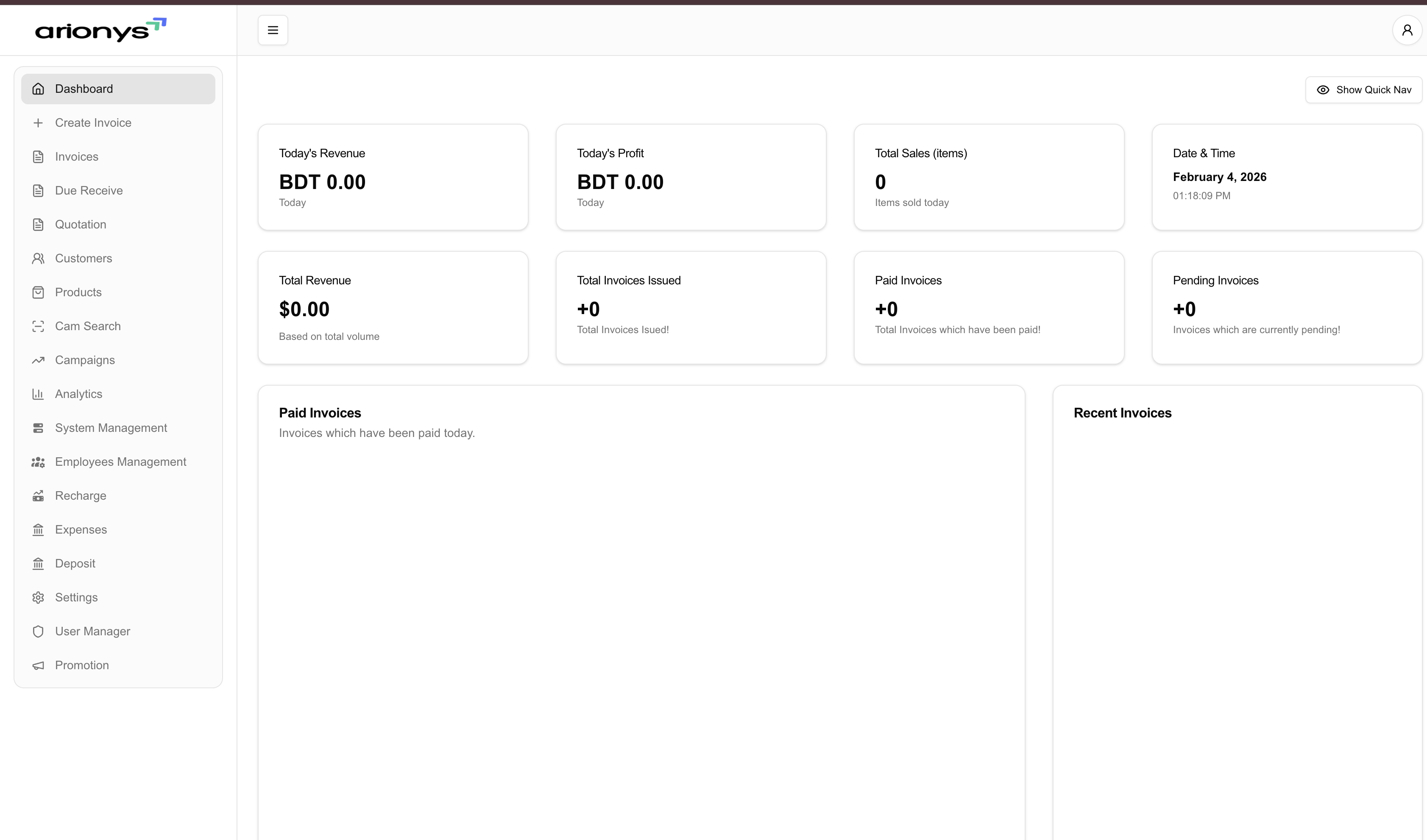 Arionys Invoicer gallery image