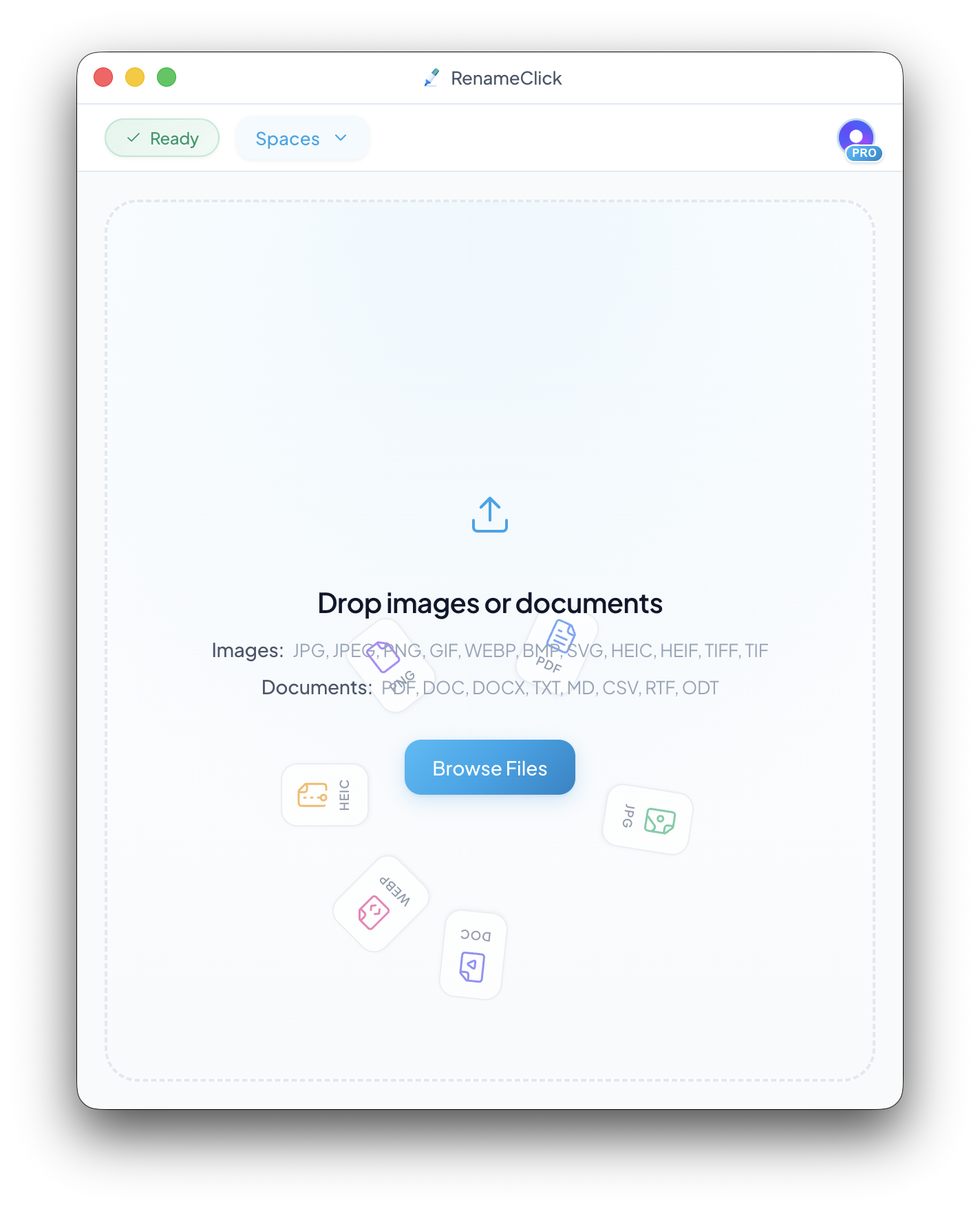 RenameClick - Offline AI File Renamer - Screenshot 2 showing product features and functionality