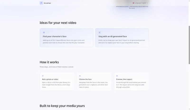 Morphiqo screenshot 2