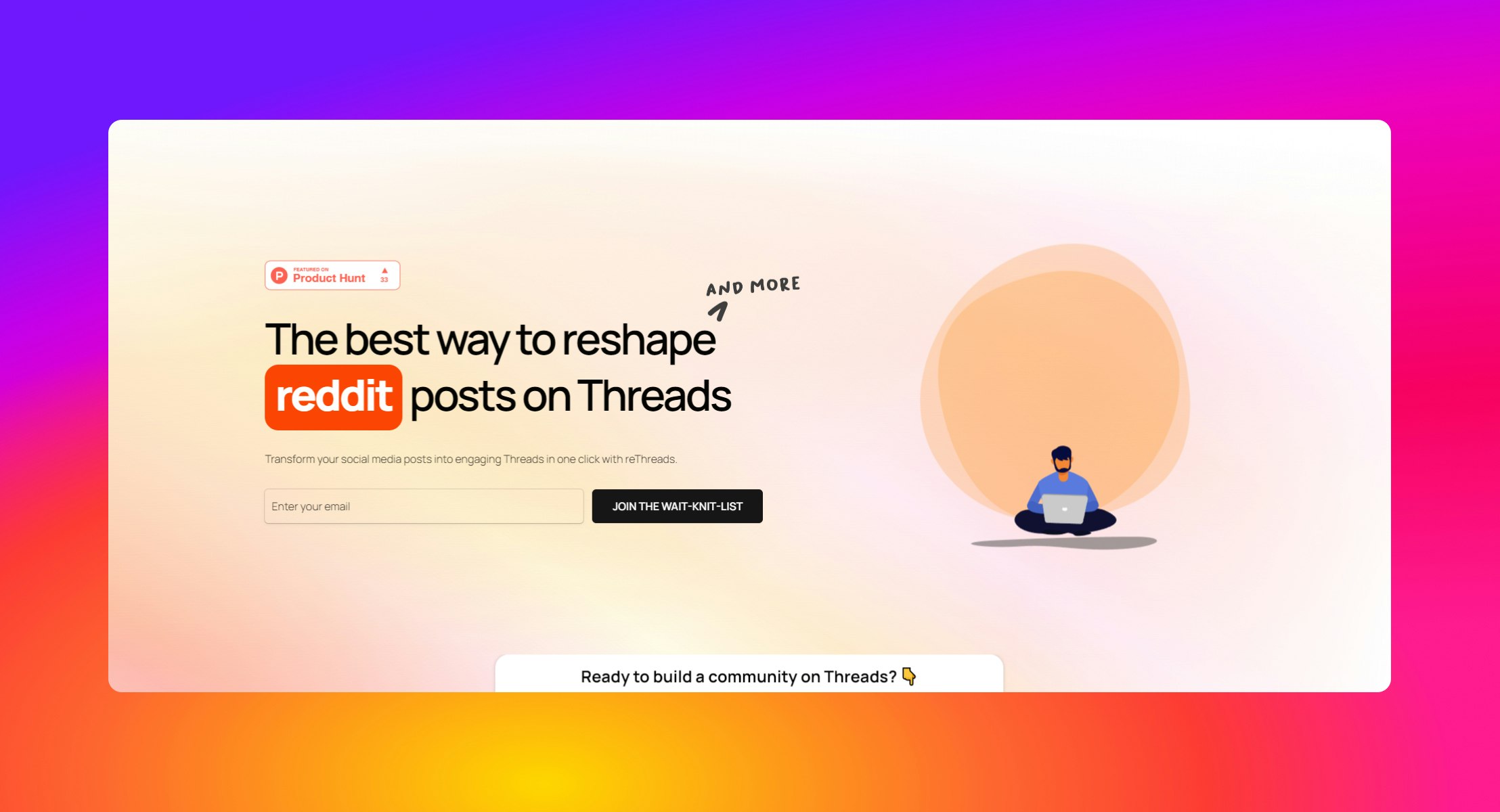Retheads - Umformeln Sie Ihren Inhalt mit nur einem Klick in Threads Medien 1