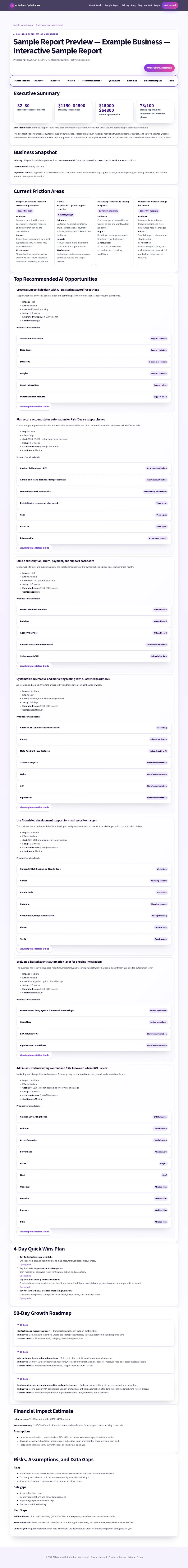 AI Business Optimization screenshot 3