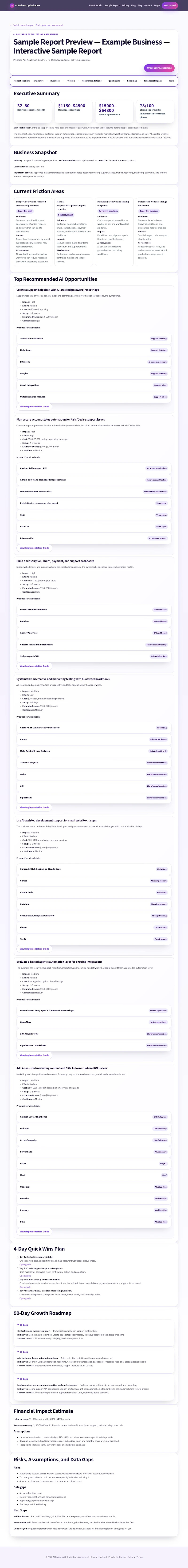 AI Business Optimization screenshot 3