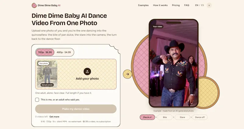 Dime Dime Baby AI screenshot 1