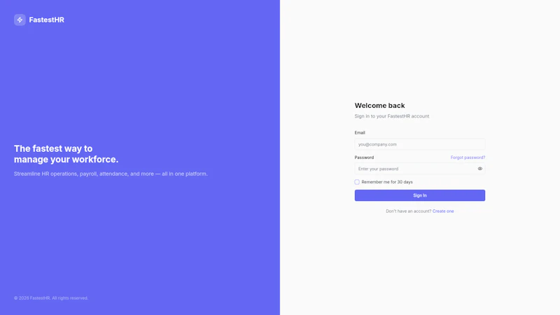 FastestHR screenshot 1