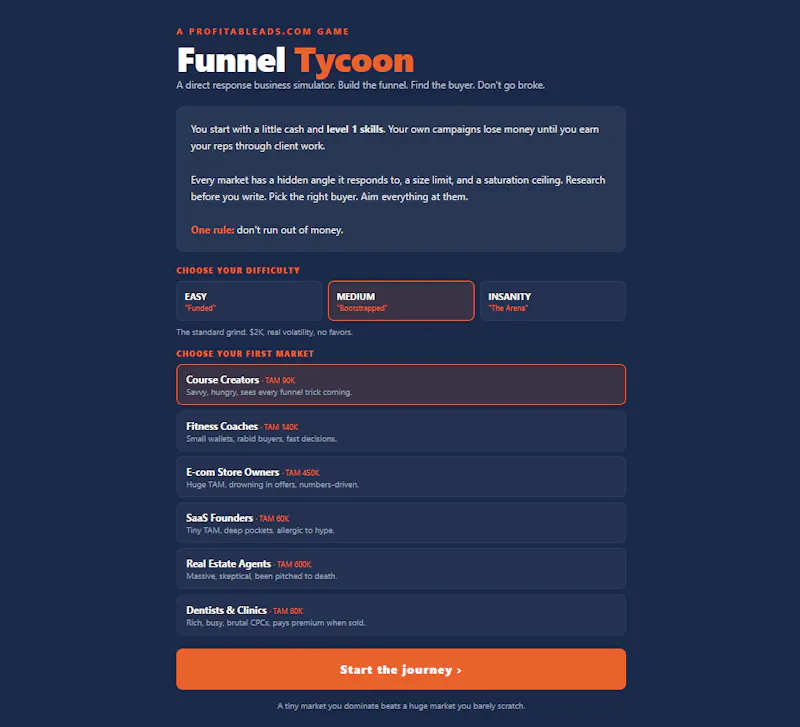 Funnel Tycoon screenshot 1