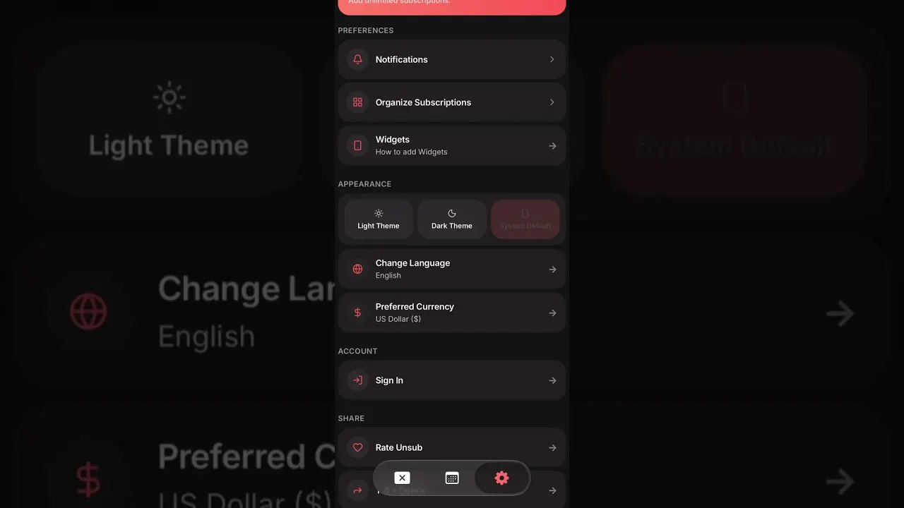 Unsub: Subscription Manager gallery image
