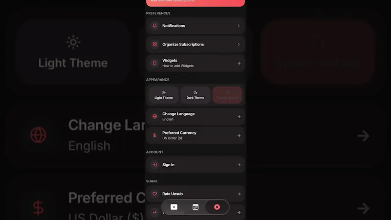 Unsub: Subscription Manager screenshot 1 (video preview)