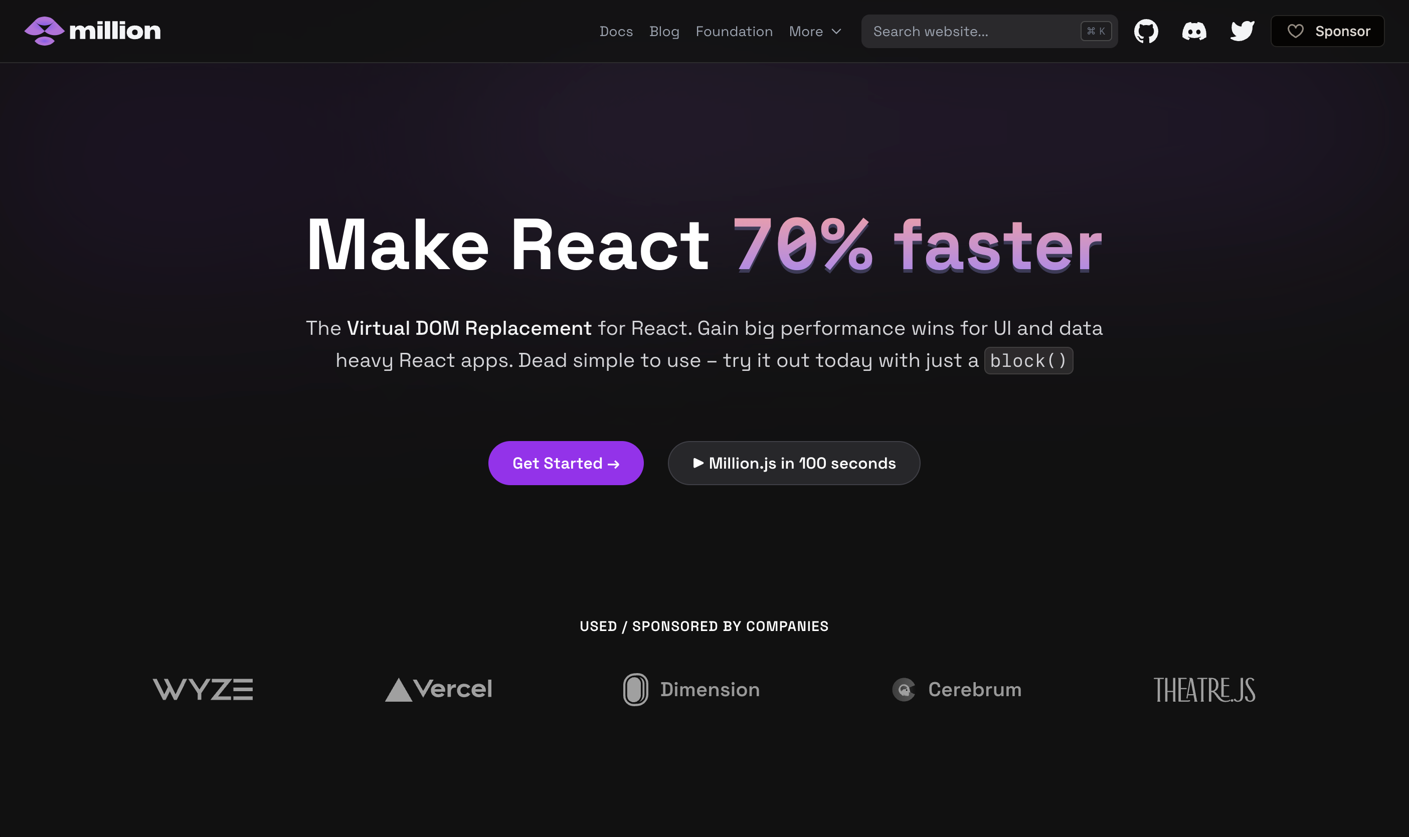 Million.js media 2