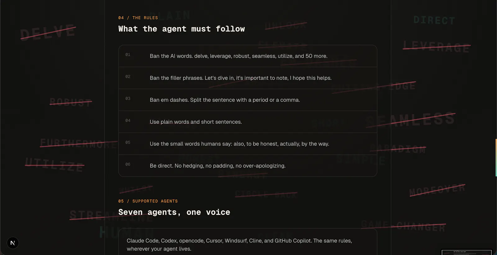 Plainspeak screenshot 2