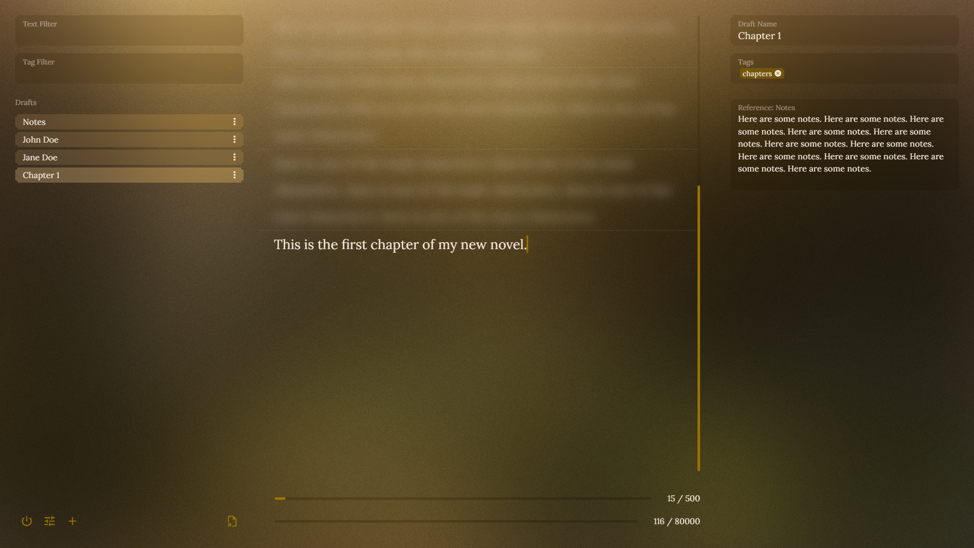 Protowords - Main screenshot showing features and interface