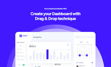 Venus - Dashboard Builder PRO for Figma gallery image