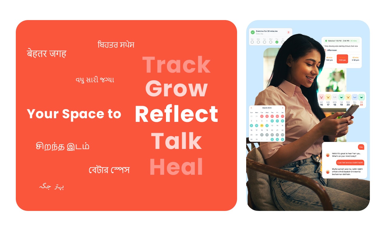 Média Application de santé mentale BetterSpace - Soins sérieux, vibrations douces. 3