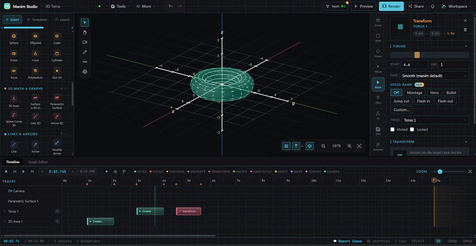 Manim Studio screenshot 4