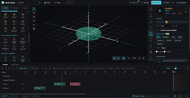 Manim Studio screenshot 4