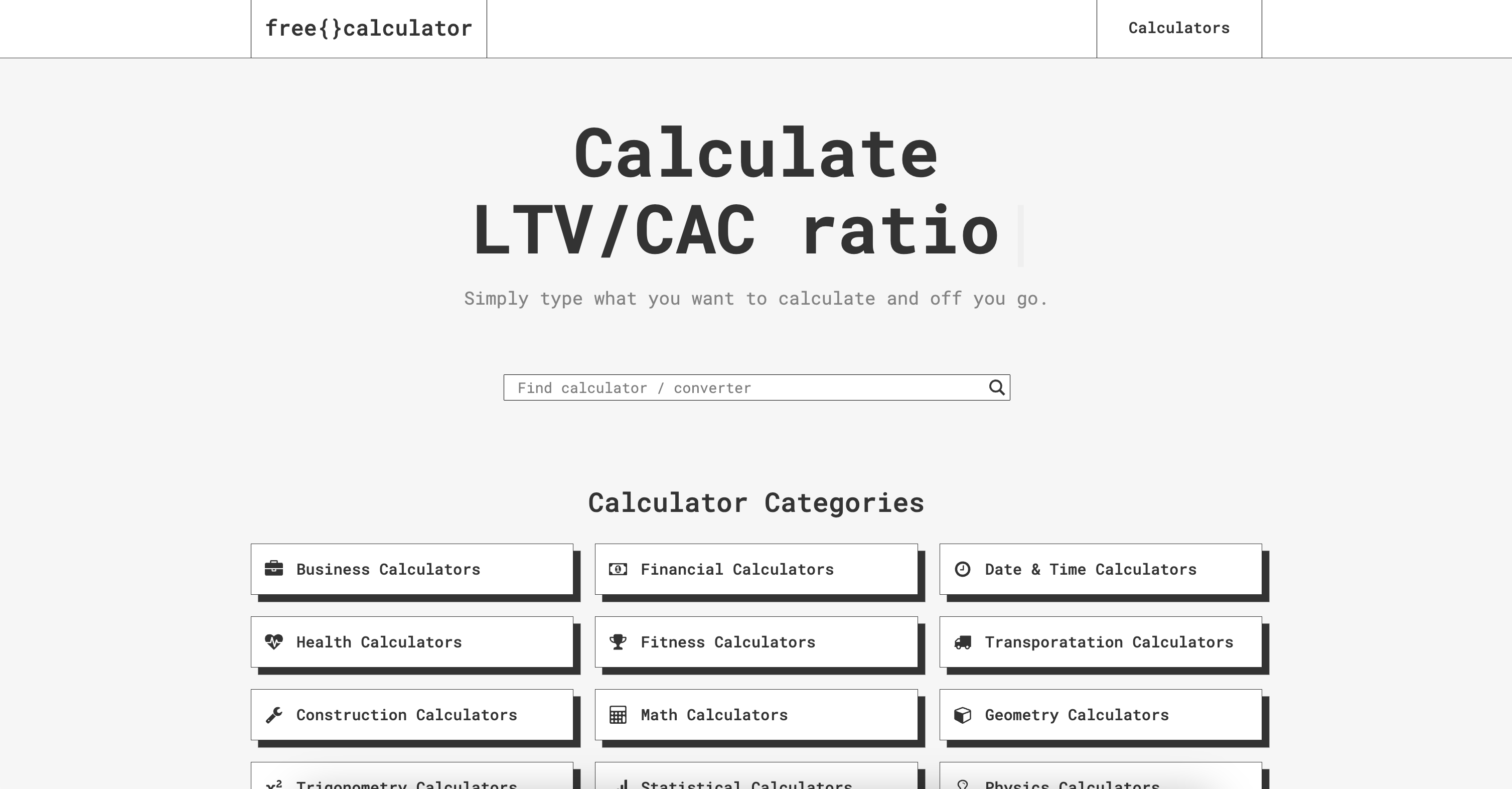 FreeCalculator.net - Бесплатные онлайн -калькуляторы, простые и простые в использовании медиа 1