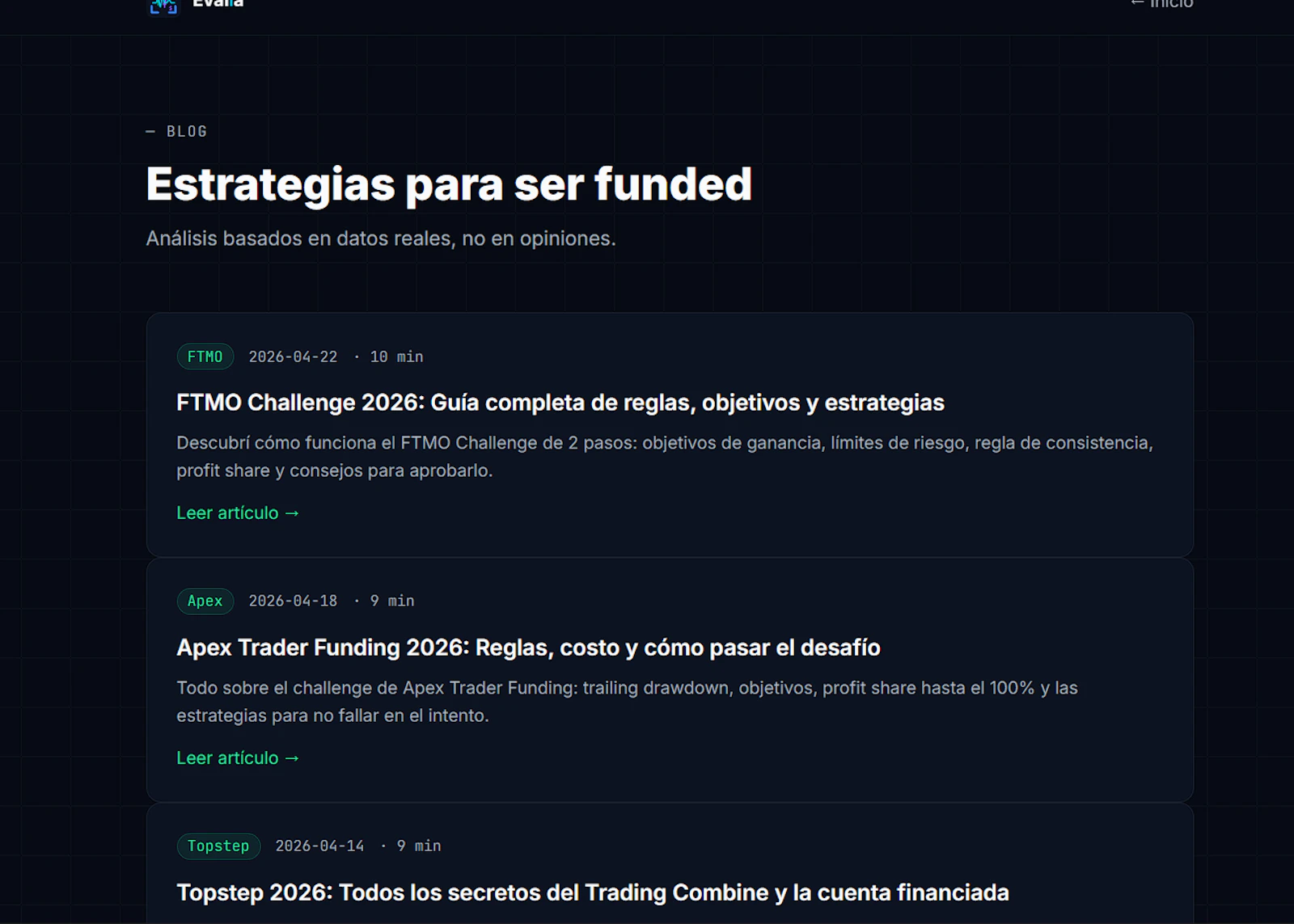 Evalia screenshot 4