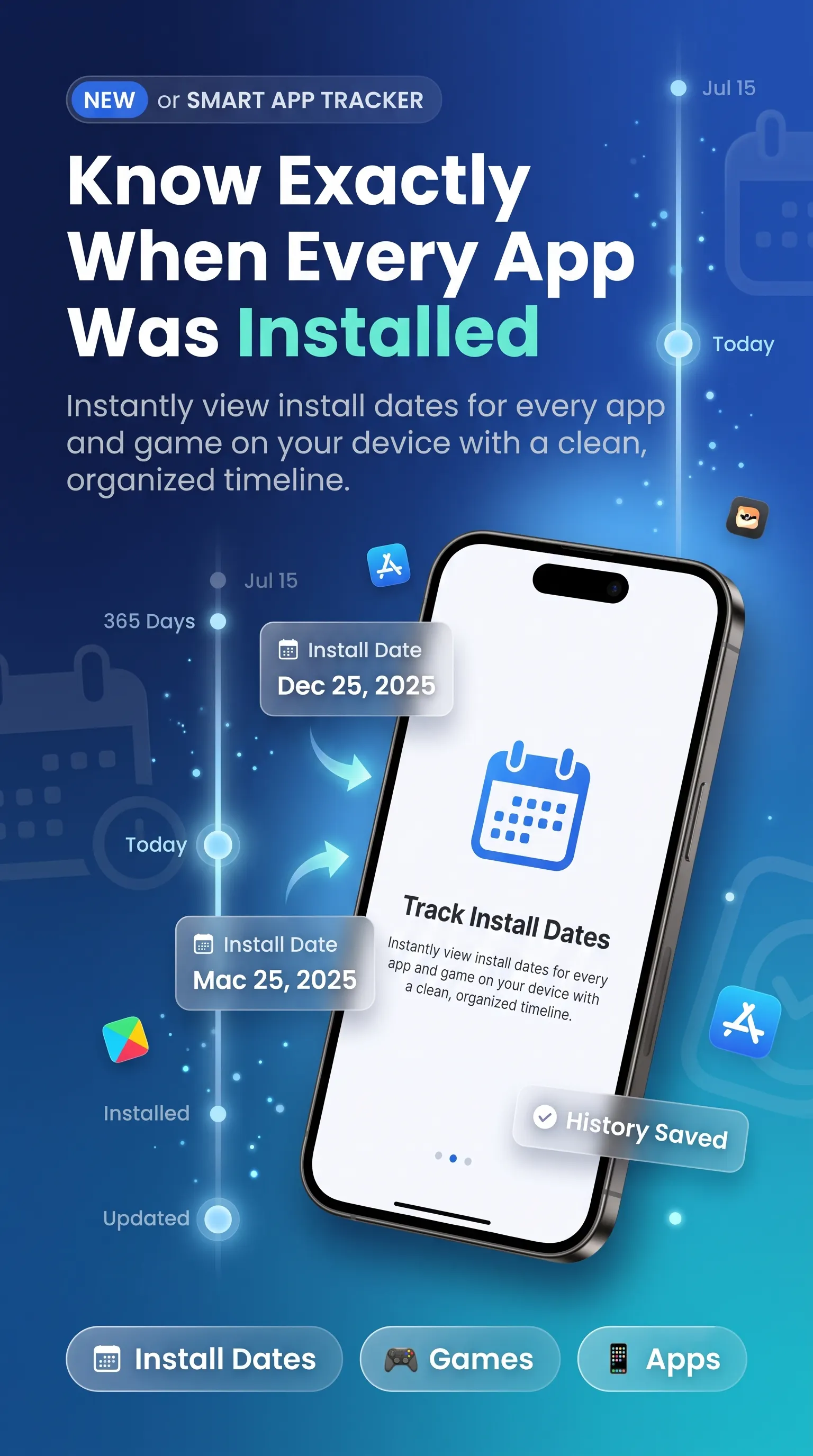 Install Date For Apps & Games gallery image