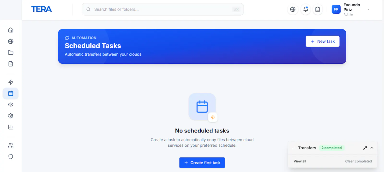 TERA — Multi-coud File Transfer screenshot 5